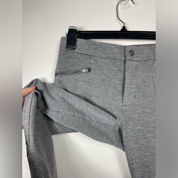 Athleta Ponte Moto 2.0 Skinny Ankle Mid Rise Grey Pants Women's Size 2 - Picture 9 of 16